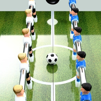vidaXL Stolní fotbal ocel 60 kg 140 x 74,5 x 87,5 cm bílý – Hledejceny.cz