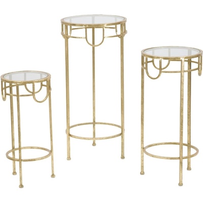 Mauro Ferretti Комплект от 3 маси в златно Lorenzo - Mauro Ferretti (1420460000)