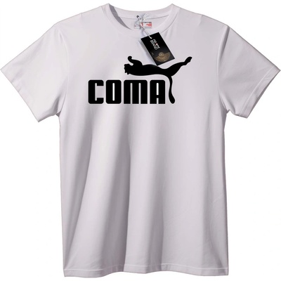NOONEBRAND Тениска COMA Puma лого - M, Black