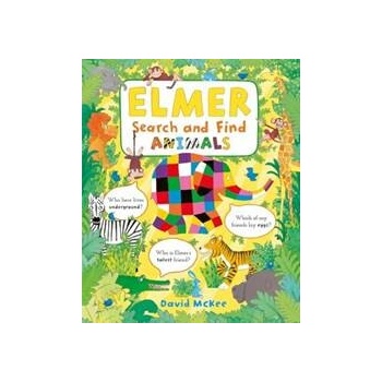 Elmer Search and Find Animals - David Mckee