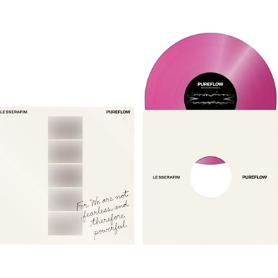 Le Sserafim - 2nd Studio Album 'Pureflow' Pt. 1 (Limited Edition) (Hot Pink Glitter Coloured) (LP) (0823375035497)