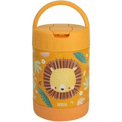 Sassi Jídlonosič pro děti 350 ml Lev