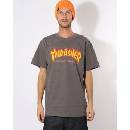 Thrasher Flame Logo charcoal