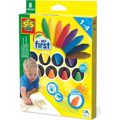 SES Creative pastelky voskovky 8 ks