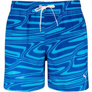 PUMA Бански гащета Puma Formstrip Mid swimming shorts - Blue (Blue Combo)