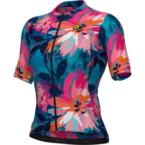 Alé Дамска фланелка с къс ръкав за колоездене Alé Women's PR-E Jardin S/S Jersey Cycling jersey - Multicolor (156-2366-0113)