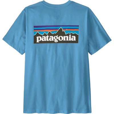Patagonia Мъжка тениска Patagonia P-6 Logo T-Shirt - Shore Blue - размер XL (216-8012-0415)