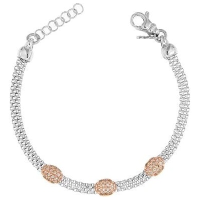 INFINITYSILVER Stříbrný náramek tulipano zdobený 3102217+