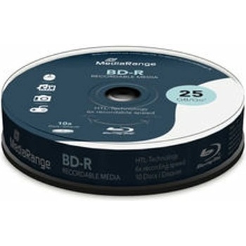 MediaRange Оптичен носител BD-R, 25GB, MediaRange MR499, 6x, 10бр (MR499)