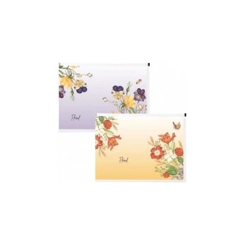 Spree Джоб с цип A4 PP Floral с дъно асорти
