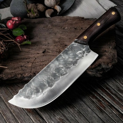 IZMAEL Kuchynský sekací nôž Kanazawa Hnedá 19.5 cm