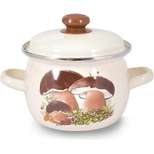 Toro Smaltovaný hrnec Houby s poklicí 5 l