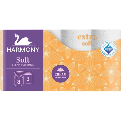 Harmony Soft Cream perfumes 3 vrstvy 8 ks