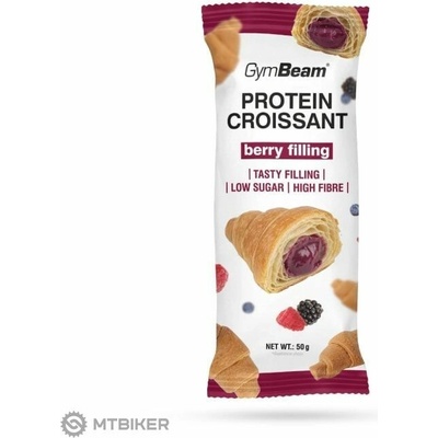 GymBeam proteínový croissant lesné plody 50 g