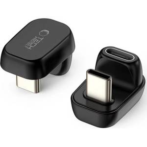 Tech-Protect Ъглов адаптер TECH-PROTECT ULTRABOOST AA04 Type-C, черен (5906302367993)