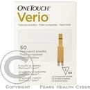 One Touch Verio testovacie prúžky 50 ks