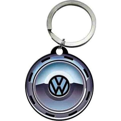 Přívěsek na klíče NOSTALGIC ART VOLKSWAGEN WHEEL silver