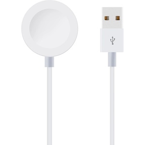 OBALME USB-A кабел с магнитен конектор за зареждане на Apple Watch (100 см) (бял) - OBALME Apple Watch Inductive Cable (OMAW25AWH)