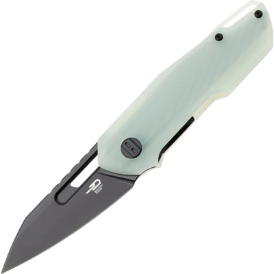 Bestech Knives Toddler Black stonewash 14C28N G10 Jade BG64F