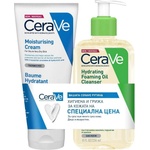 CeraVe Комплект - Крем и Измиващо олио за лице и тяло, 177 + 236 ml