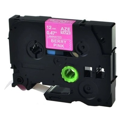 Compatible Съвместима лента с Brother TZ-MQP35/TZe-MQP35, 12mm x 5m, бял печат / розов фон (TZe-MQP35)