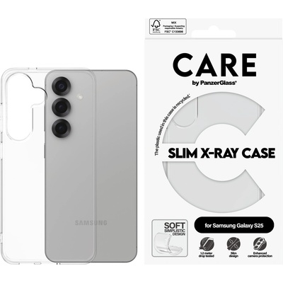 Panzer Калъф CARE - Fashion X-Ray Soft Basic, Galaxy S25, прозрачен (5715685016455)
