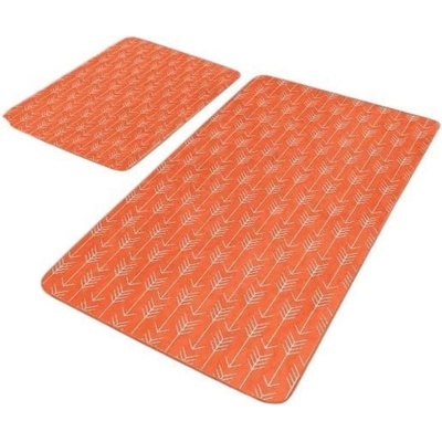 Mila Home Теракотени кадифени килими за баня в комплект от 2 бр. 60x100 cm - Mila Home (HKG-TY-PASPAS-004)