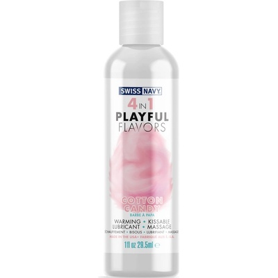 SWISS NAVY Лубрикант 4 в 1 с вкус на захарен памук - 30 мл