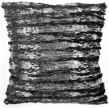 Forbyt Strieborná Pruhy čierny 40 x 40 cm