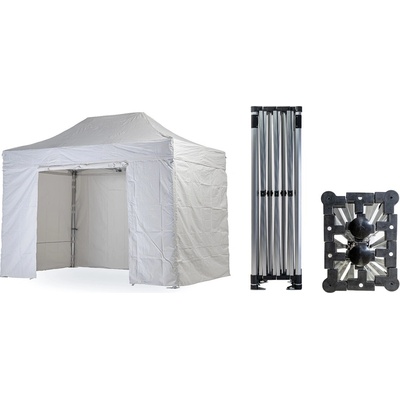Tentino Small Hexagon 3 x 4,5 m biela