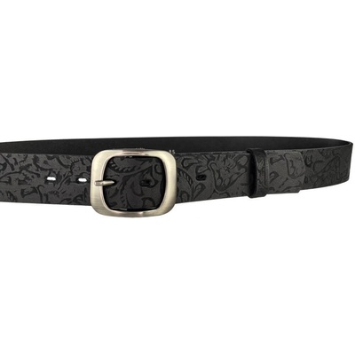 Penny Belts kožený opasek 99V260 černý