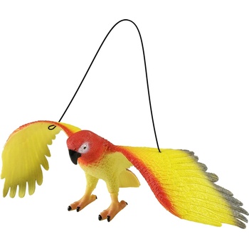 Rappa Фигурка Rappa - Папагал, с червено, 30 cm (380158-1)