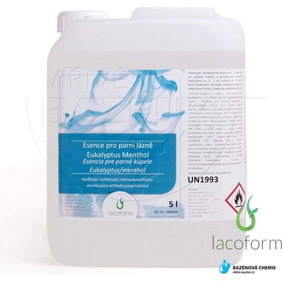 Lacoform Esence pro parní lázně Eukalyptus Mentol 5 l