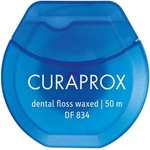  КЮРАПРОКС df834 КОНЦИ ЗА ЗЪБИ 50 М. / curaprox df 834 dental floss waxed 50m
