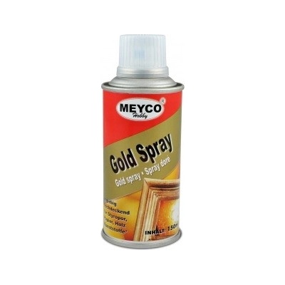 Meyco metalický sprej 150 ml zlatá