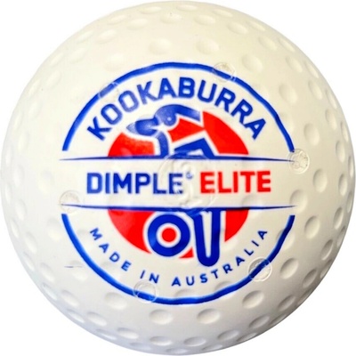 Loptička na pozemný hokej Kookaburra Dimple Elite White