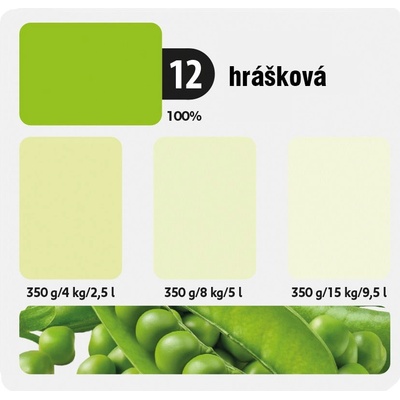 KITTFORT COLORLINE 0,35 kg Hrášková