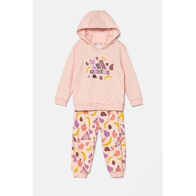 adidas Tepláková súprava pre bábätká I FRUIT FLOG ružová JF4486