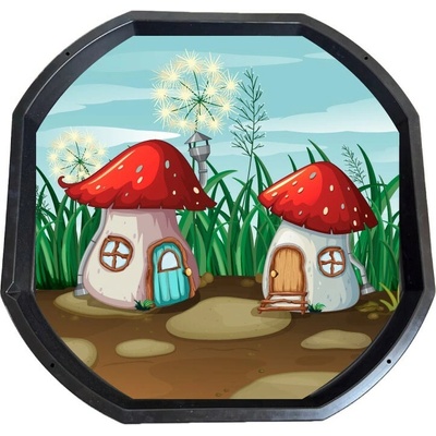 Pohádkový domeček houby - podložka TUFF TRAY (MINI/MAXI) MAXI (86,5x86,5cm)