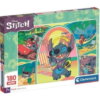 Clementoni Детски пъзел Clementoni от 180 части - Стич (29800)