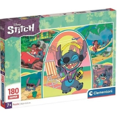 Clementoni Детски пъзел Clementoni от 180 части - Стич (29800)