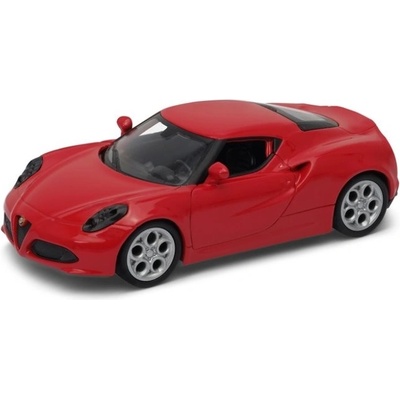 Welly Alfa 4C Červená 1:34-39