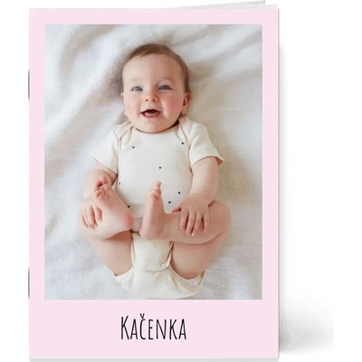Fotokniha sešit A4 - šablona Dětská růžová