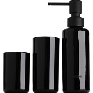 DECOR WALTHER Дозатор за сапун Pop Up с чаши черен 3 части (0940063)