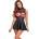 Cottelli Collection Open Cup Lace Top Mini Dress 2719282 Black M
