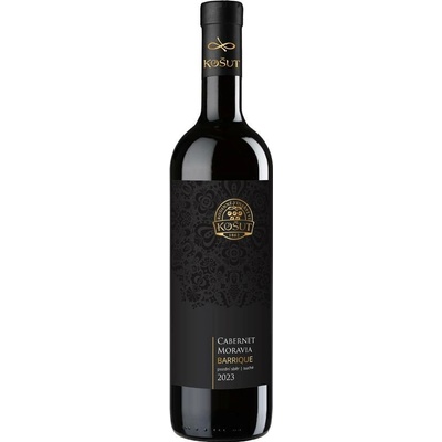 Rodinné vinařství Košut Cabernet Moravia Barrique pozdní sběr suché červené 2023 12,5% 0,75 l (holá láhev)