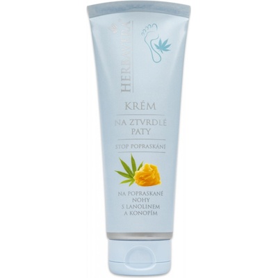 Herbavera Konopný krém na ztvrdlé paty s lanolinem 120 ml