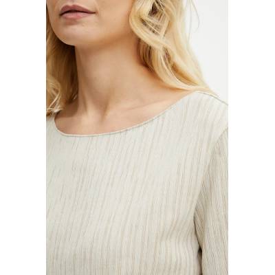 MM Блуза Max Mara Leisure в бежово с изчистен дизайн 2516941028600 (2516941028600)