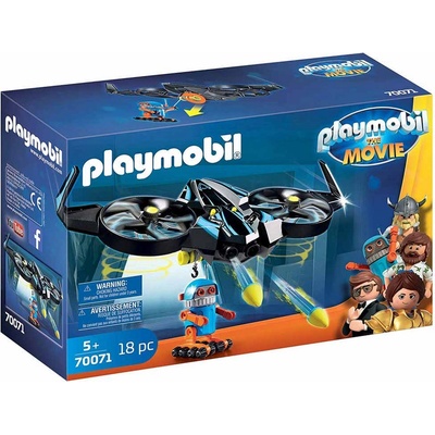 Playmobil Детски конструктор Playmobil, Роботитрон с дрон (PM-70071)