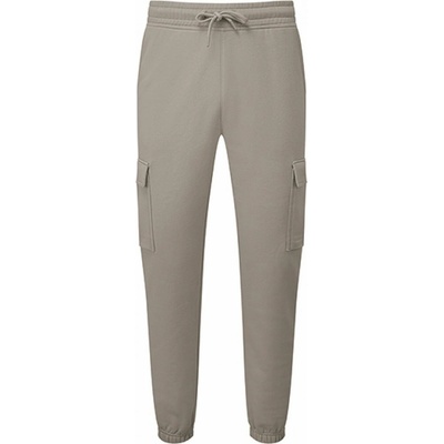 TriDri Unisex jogger kapsáčové tepláky šedá kovová